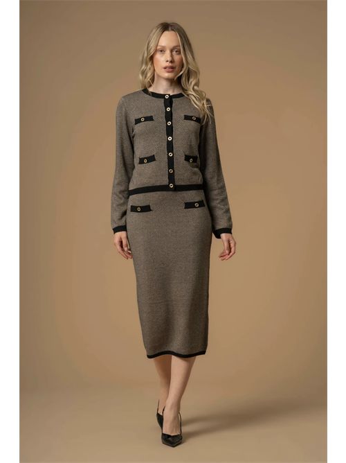 Maglia con tasche e bottoni gioiello KOCCA | ERACLIDE/F0012